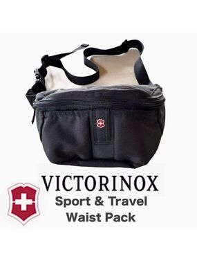 VICTORINOX Sport & Travel Waist Pack Fanny Pack 3-Pockets Adjustable NWOT